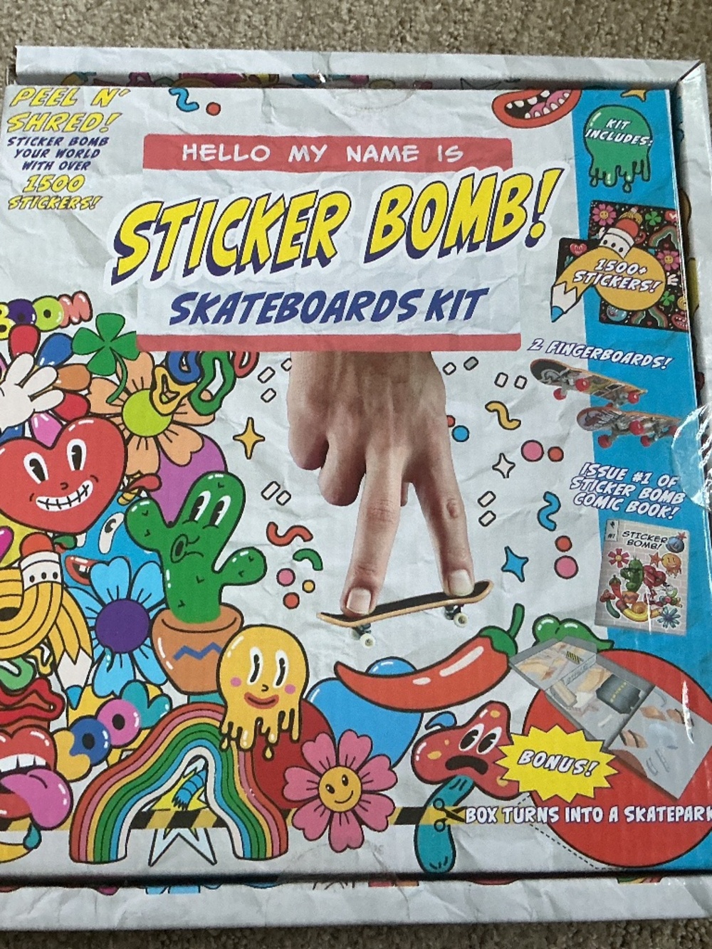 STICKER BOMB! Skateboards Kit